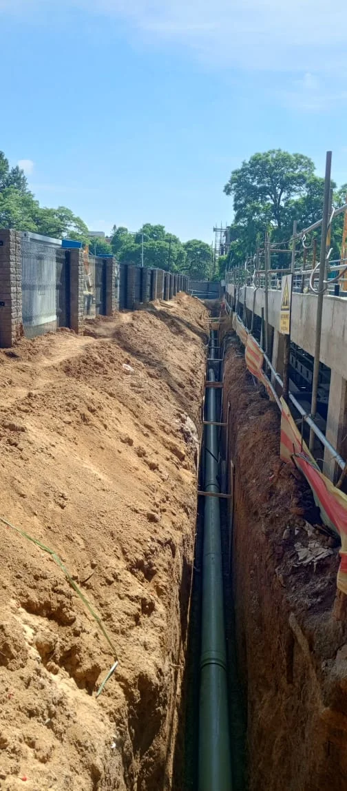 Sewer and storm water reticulation system